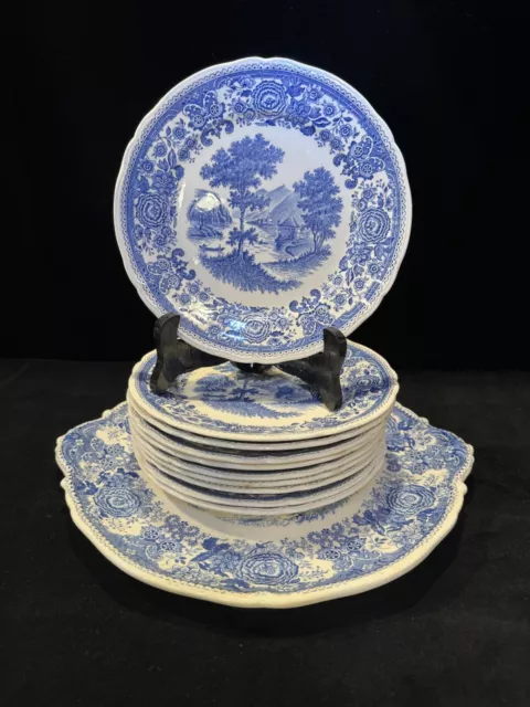 Service À Gâteau Modèle Burgenland Bleu Villeroy Et Boch