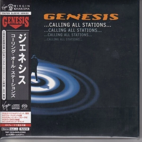 RARE PAPER JACKET GENESIS CALLING ALL STATIONS ( Edition CD