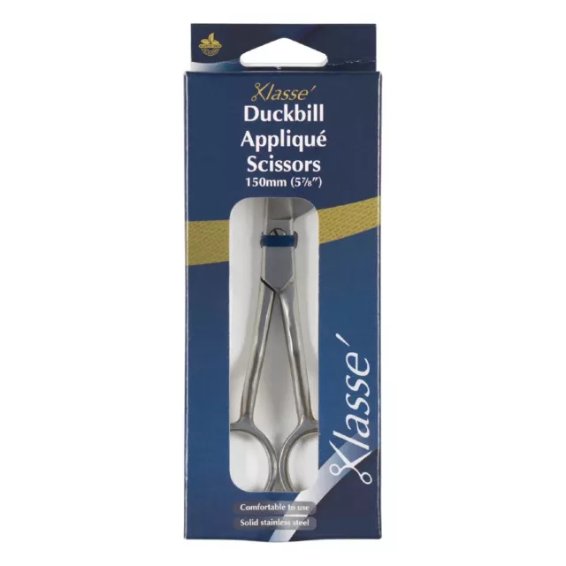 NEW Klasse 5.5" Duckbill Applique Scissors By Spotlight