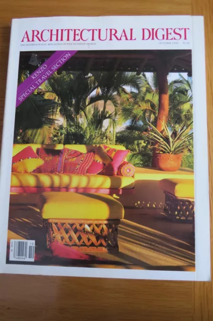 October 1990 edition of Architectural Digest