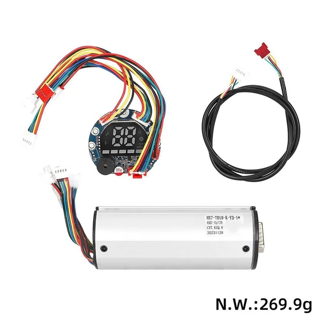 Fanale Anteriore A LED Per Scooter Elettrico – Compatibile Con HX X7, X8, X9 – Super Luminoso, Nero, Facile Sostituzione, Ricambio Durevole – Uso Su Terreni Privati