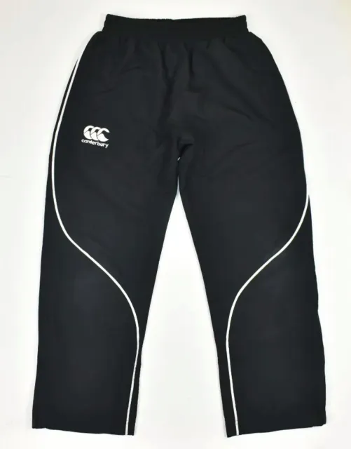 Canterbury CCC Track Pants Size 8 Years Black Zip Ankles Unisex Kids