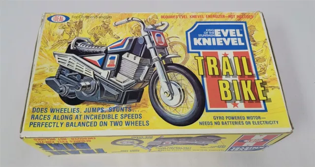 X-573 Vintage 1970'S Ideal Evel Knievel Trail Bike Factory Sealed