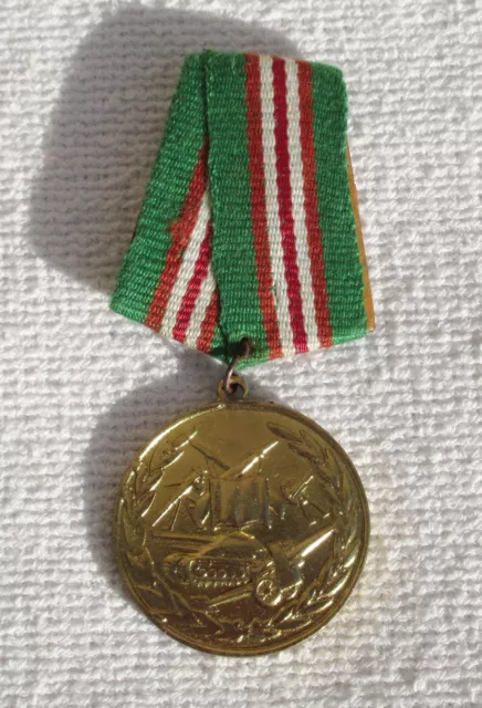 Orden Medaille  ALBANIEN VOLKSREPUBLIK MEDAILLE für MILITÄRVERDIENST 1. KLASSE !