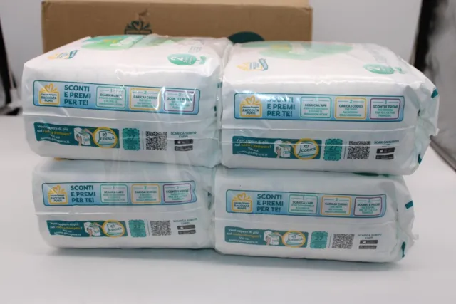 Pampers Pure Protection Windeln Größe 2  (3-6 Kg)Premium Baumwolle 108 Stück