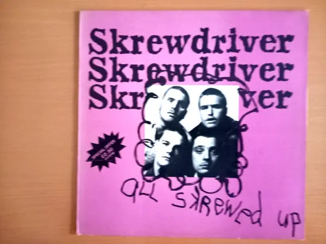 Skrew " All Skrewed Up " - Chiswick Records Ch3 - U.k. 1977 Pink Sleeve