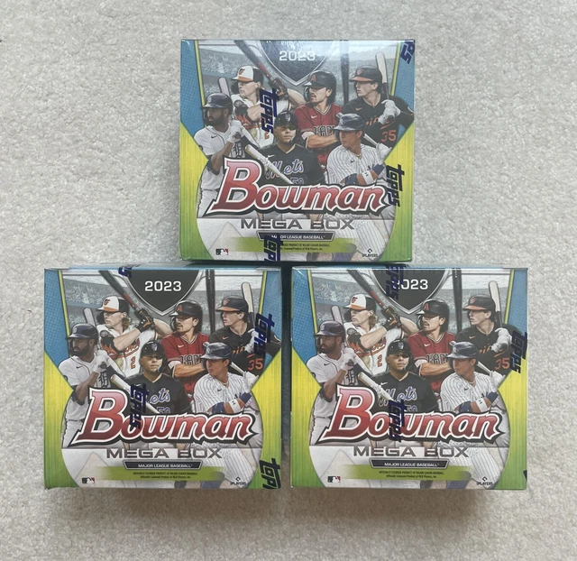 2023 BOWMAN BASEBALL Mega Box (x3) **BRAND NEW FACTORY SEALED** Rookie