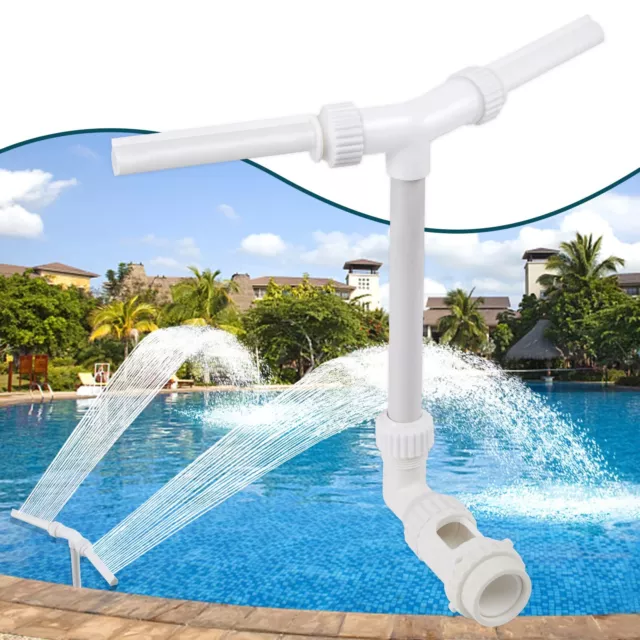 Klleyna Water-Fountain Dual Spray Swimming-Pool-Accessories - Upgrade Above/I...