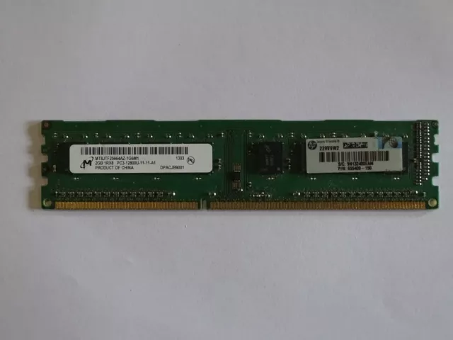 2Go DDR3 Micron MT8JTF25664AZ-1G6M1 PC3-12800U 1600Mhz