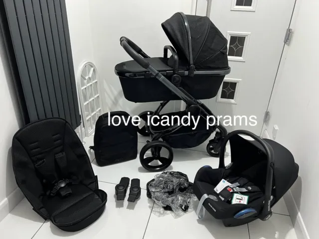 iCandy Peach 6 Cerium Full Travel System With New Car Seat 🖤