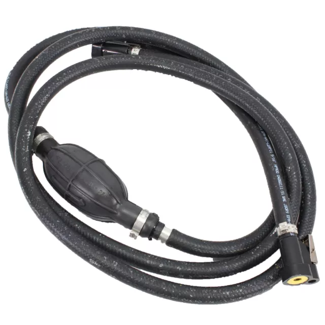 Johnson Evinrude OMC New OEM 5/16" Fuel Gas Line 8ft Hose & Primer Bulb, 5008609