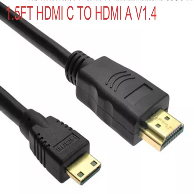 Mini HDMI C TO HDMI Cable For Double Power DOPO T708 TD1010 EM63 GS-918 Tablet