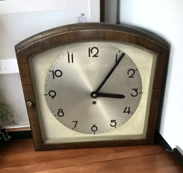 HAC Bauhaus Industrial Wall Clock 1930’s - Art Deco Style Modernism