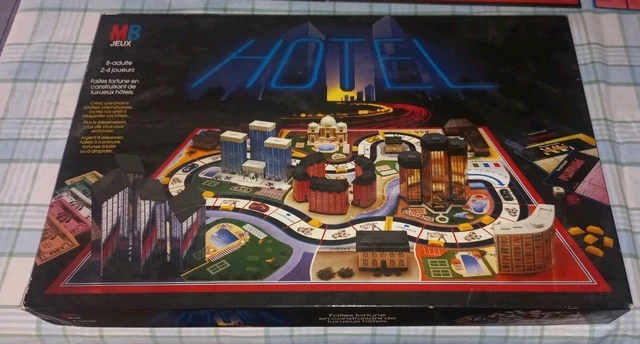 Jeu De Société Hôtel De MB - 4 Boîtes, Incomplet, Occasion Pour Collectionneurs Ou Pièces