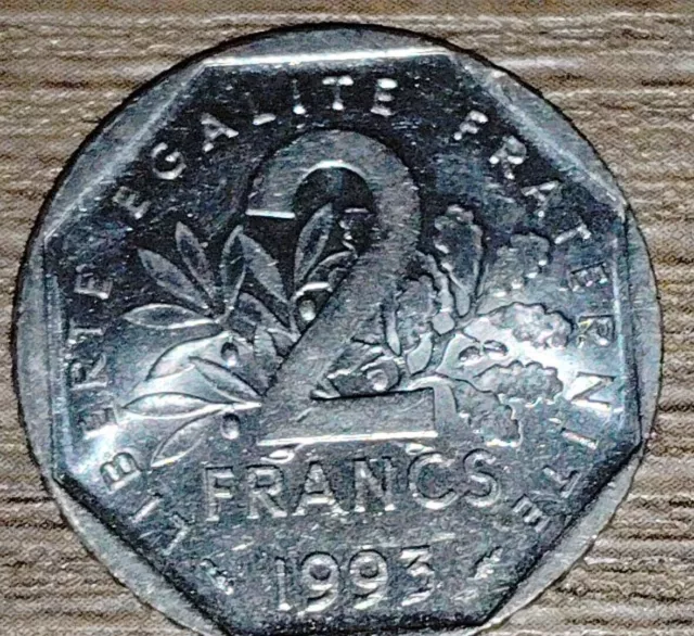 Pièce de 2 Francs J.Moulin 1993