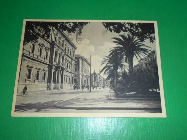 Cartolina Bari - Corso Cavour 1941.