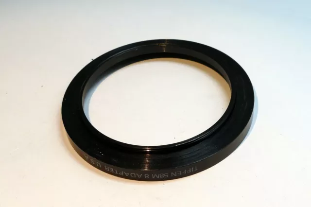 58mm OD Lens Adapter Step up ring for series VIII 8 filter holder 2 5/8" 3