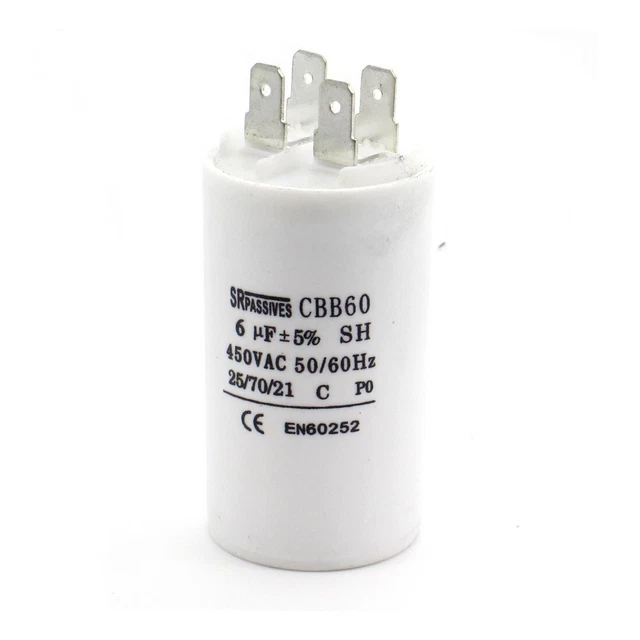 Condensateur 8uf 450v Condensateur De Moteur D'électrofit 9 UF - 450 V AC - CBB60 Condensateur Moteur 12 5 Uf Condensateur 8uf 450v Condensateur De Moteur D'électrofit 9 UF - 450 V AC - CBB60 Condensateur Moteur 12 5 Uf