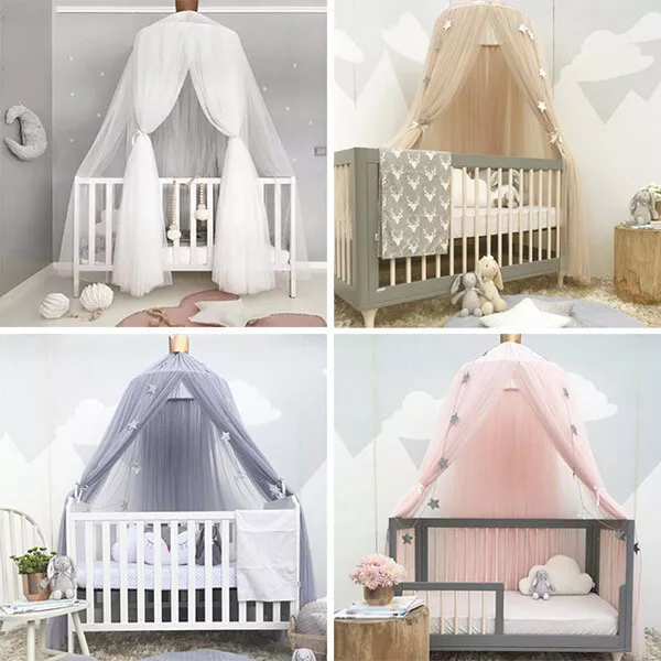 Mosquito Net Canopy Hanging Princess Bedroom Dome Tent Decor Baby Children Bed