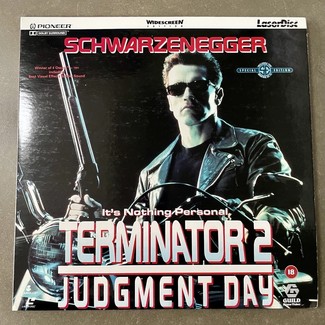 Rare 'TERMINATOR 2: JUDGEMENT DAY' Laserdisc T2 Schwarzenegger Guns n' Roses