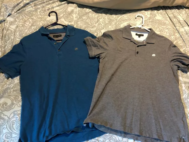 Lot Of 4 Banana Republic Polo Short Sleeve Shirts - Men's Medium