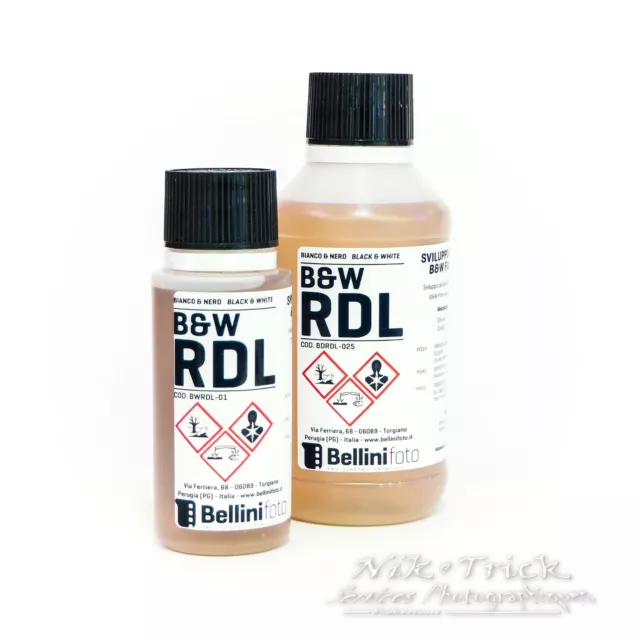 BelliniFoto RDL ~ Brand New Rodinal / Adonal R09 Formulation ~ 100ml or 250ml