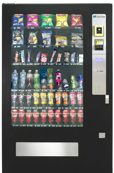 New X-Large (M5000) Combo with Card Reader Snack and Drink Vending Machine