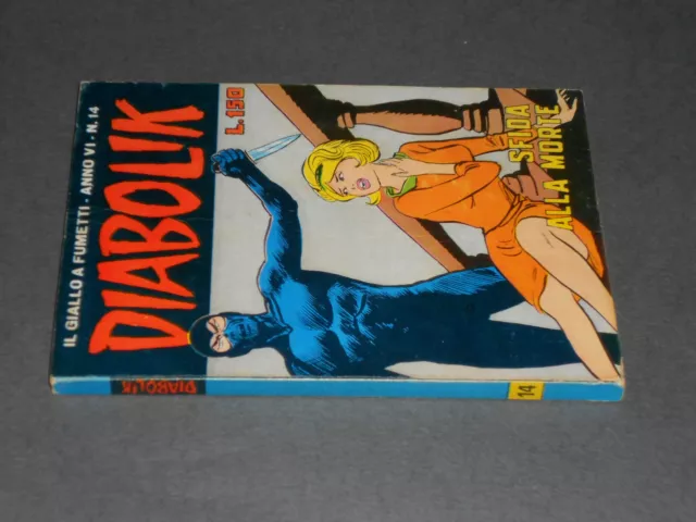 DIABOLIK Anno VI nr.14 originale 1^ edizione Sodip 10/07/67 - PIU' CHE OTTIMO