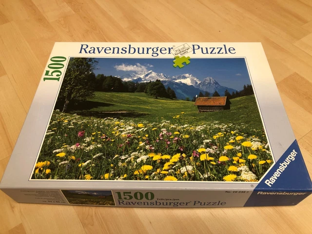 Ravensburger Puzzle Alpspitze 2628m Mit Sonnenblumen – 1000 Teile, Ca. 70 X 50 Cm, Für Erwachsene & Puzzle-Fans