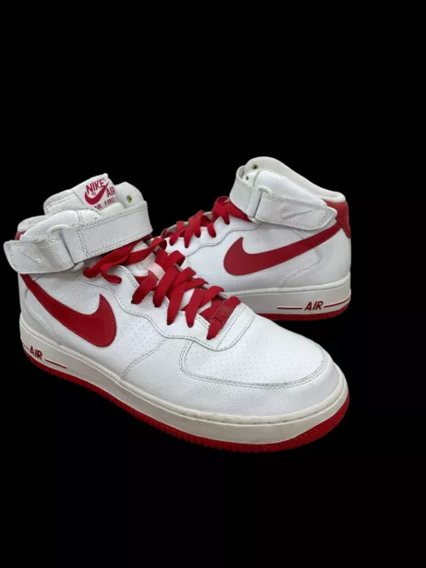Buy Air Force 1 Mid '07 'White Varsity Red' - 315123 105