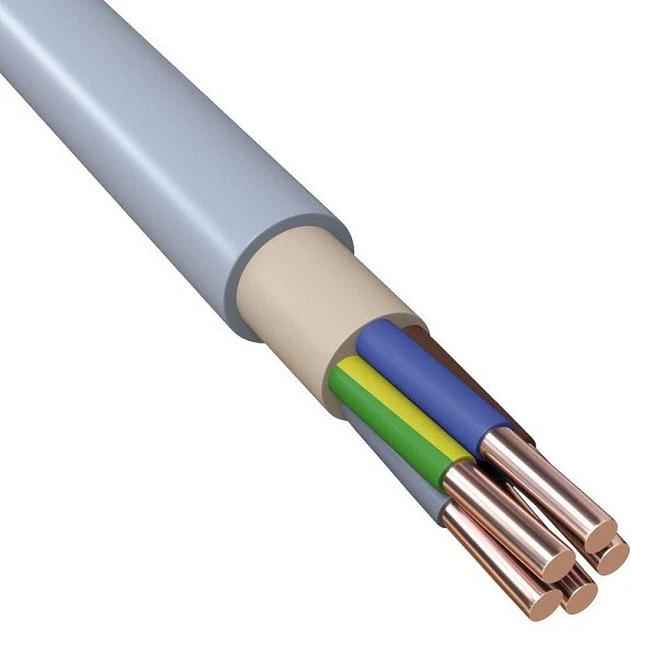 MAS Premium Vochtbestendig stroomkabel 5-200m Installatiekabel NYM-J