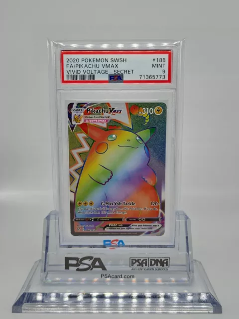 Pikachu VMAX vivid voltage #188 full rainbow art (I'm new to this