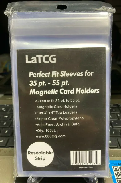 100 LaTCG Team Bag Sleeves -Best Way to Protect Ultra Pro Reg.~130pt Toploaders