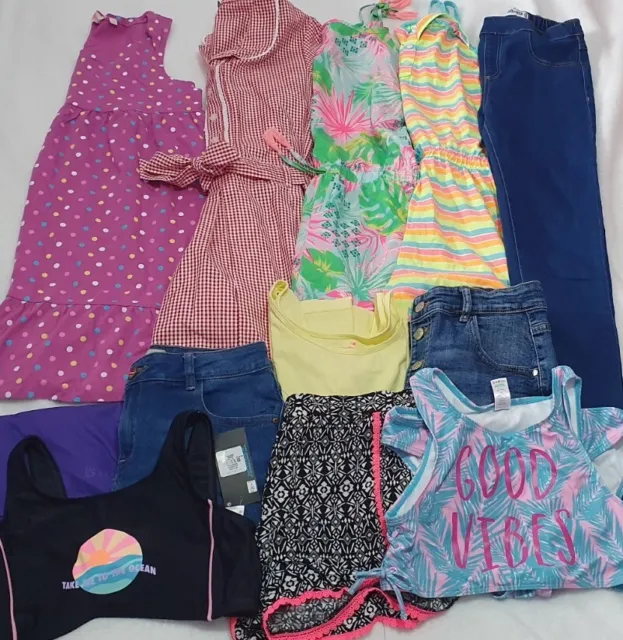 Girls Summer Clothes Bundle 12-13 Years Exellent Conditions