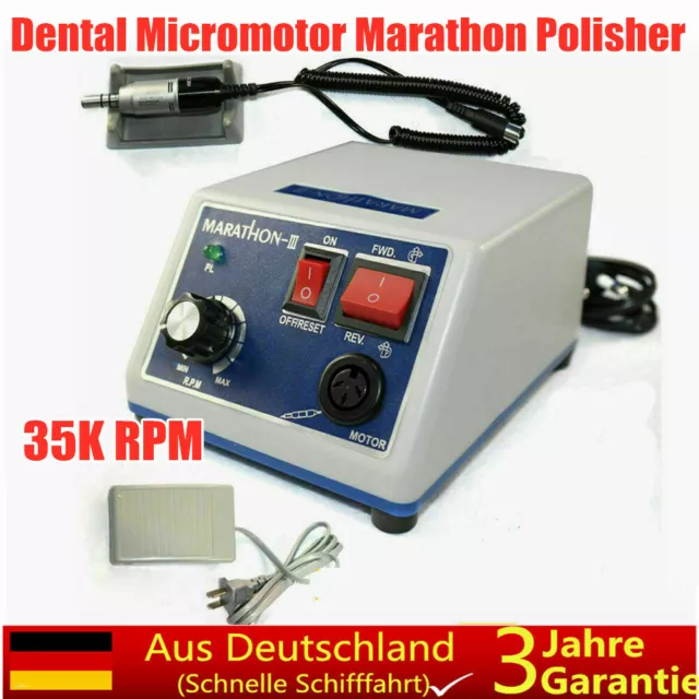 65W Dental Dentaire Marathon Micromoteur Polisseur pièce à main 35K RPM Lab N3