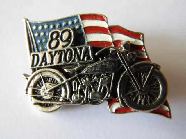 Harley Davidson Pins Hd Badge Collector Daytona 1989