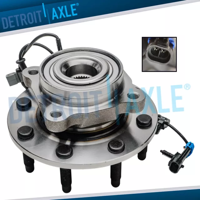 8-Lug L4x4 Front Wheel Bearing Hub for Chevy GMC Silverado Sierra 2500 3500 H2