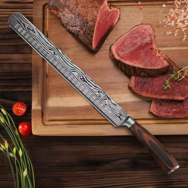 Brisket Slicing Knife 12 inch Carving Knife for Meat Slicing Roasts, Meats Fruit 3