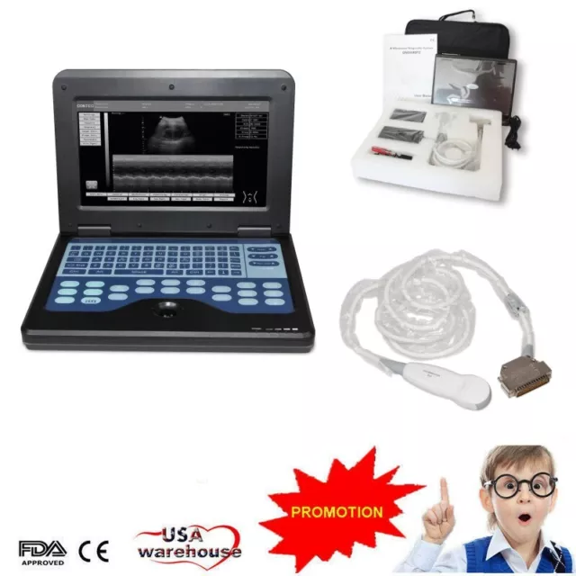 CONTEC CMS600P2 digital B-Ultrasound diagnostic system notebook Cardiac probe