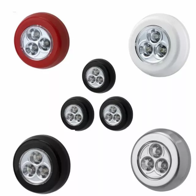 IKEA RAMSTA LED Mini Lamp Black Red Silver White Battery Operated New 4.50 PicClick UK