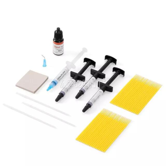 Dentex Dental Light Cure Resin Adhesive Syringes Orthodontic Bonding Bracket Kit