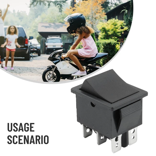 Chargeur 6V 800mA – Pour Voiture Électrique Enfant, Quad, Moto – Connecteur 2,1×5,5 Mm – LED Rouge/Vert – 100-240V