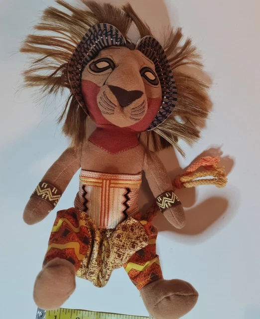 DISNEY THE LION King The Broadway Musical Simba Plush Stuffed Animal