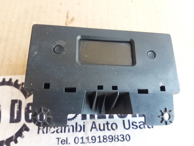 Display Orologio  Nero Multifunzione Peugeot 206