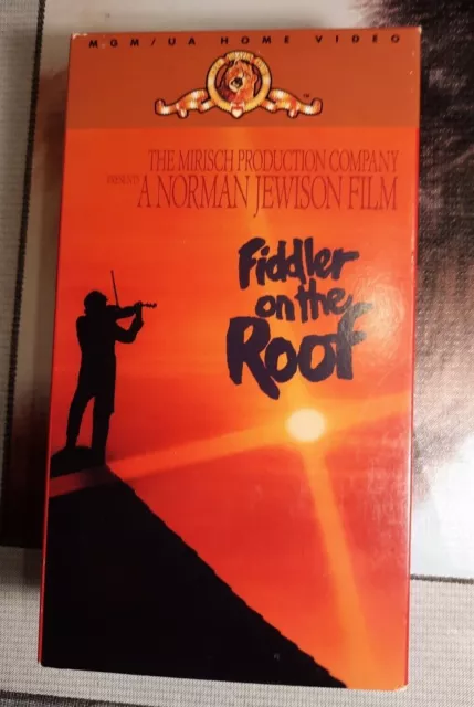 Fiddler on the Roof (VHS, 2-Tape Set, MGM ) Topol, Norma Crane