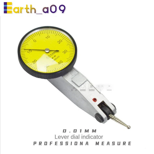 1PC-0-0.8mm 0.01mm Lever Dial Test Indicator Jewelry Type Tip