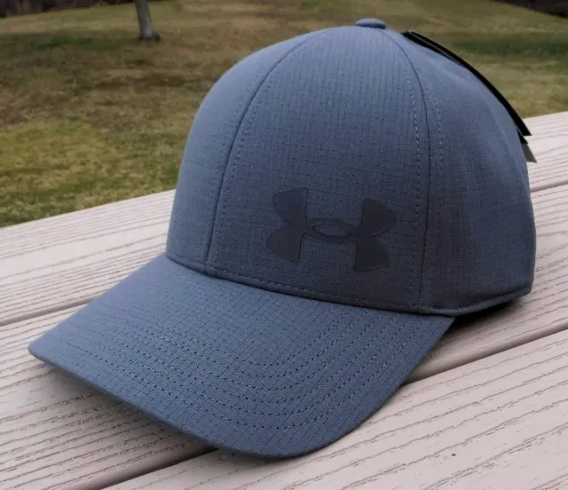 NWT UNDER ARMOUR ArmourVent Iso-Chill Mens Flex Fitted Hat-L/XL @$28 DARK  GRAY $21.99 - PicClick