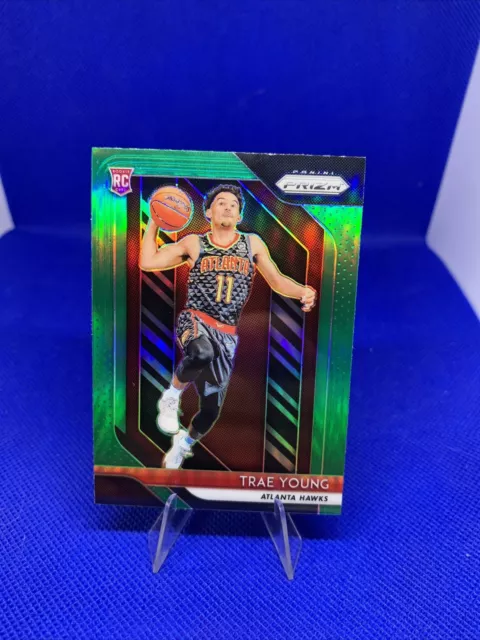 2018-19 Panini Prizm Green Prizm Trae Young #78 Rookie RC