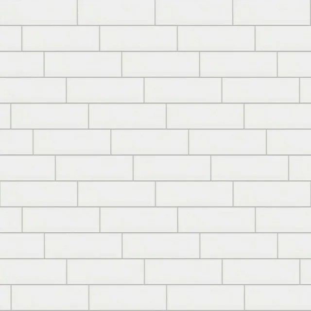 Brick White 4 in. x 11 in. Ceramic Floor and Wall Tile (CUT PIECE SAMPLE)