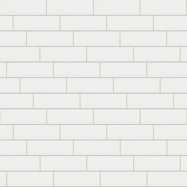 Brick White 4 in. x 11 in. Ceramic Floor and Wall Tile (CUT PIECE SAMPLE)